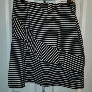Black and white skirt
